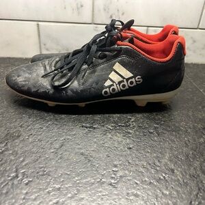 Adidas Black and Red Soccer Cleats Men’s 9